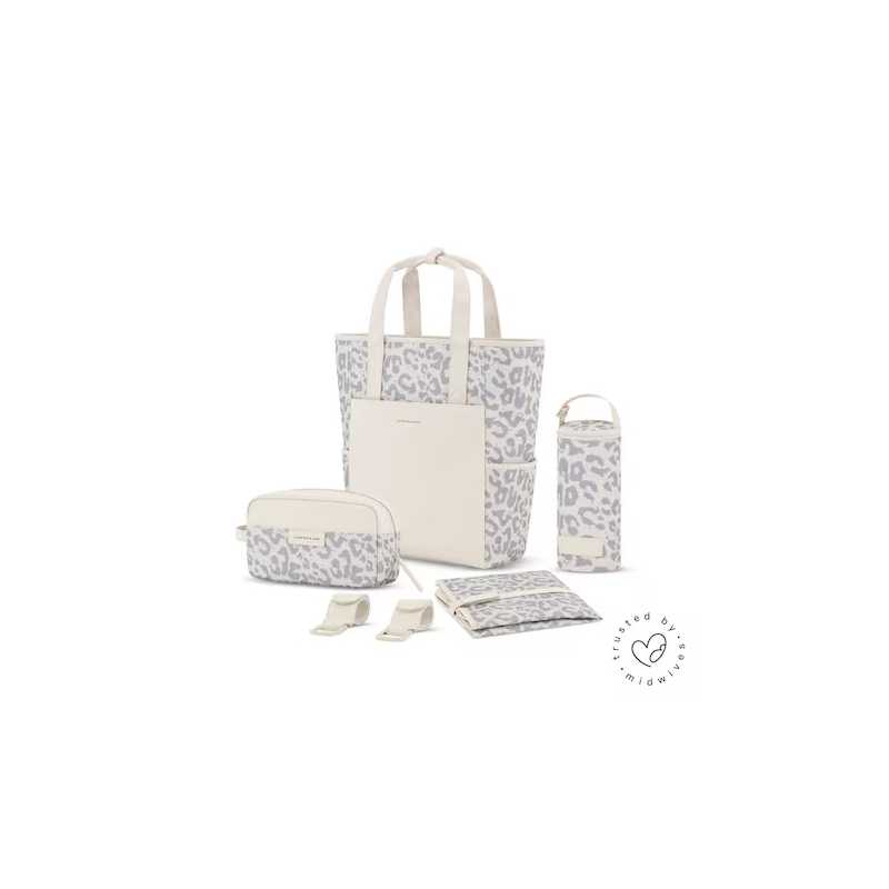 Lindby Diaper Backpack Set Leo Sandstone