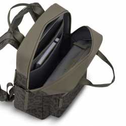 Sac à dos Bergen Pro Leo Dark Brown ouvert– look élégant et moderne -Paum's 34